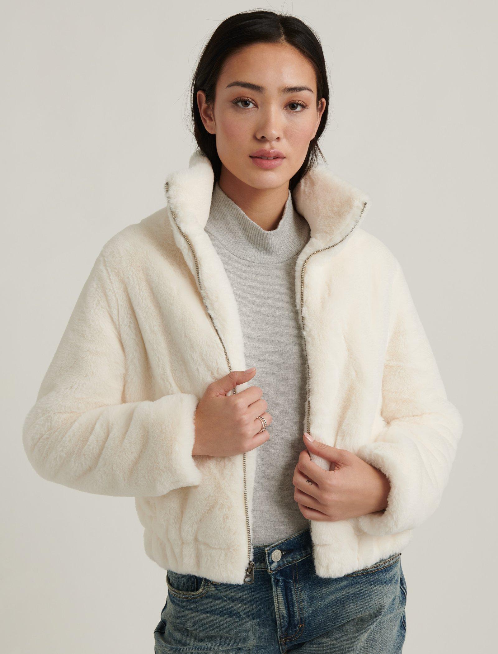 Lucky Brand, Jackets & Coats, Nwt Lucky Brand Faux Fur Hooded Jacket
