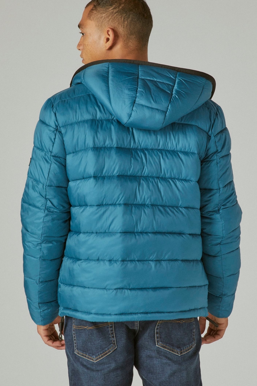 NYLON HOODED QUILTED PUFFER JACKET, image 4