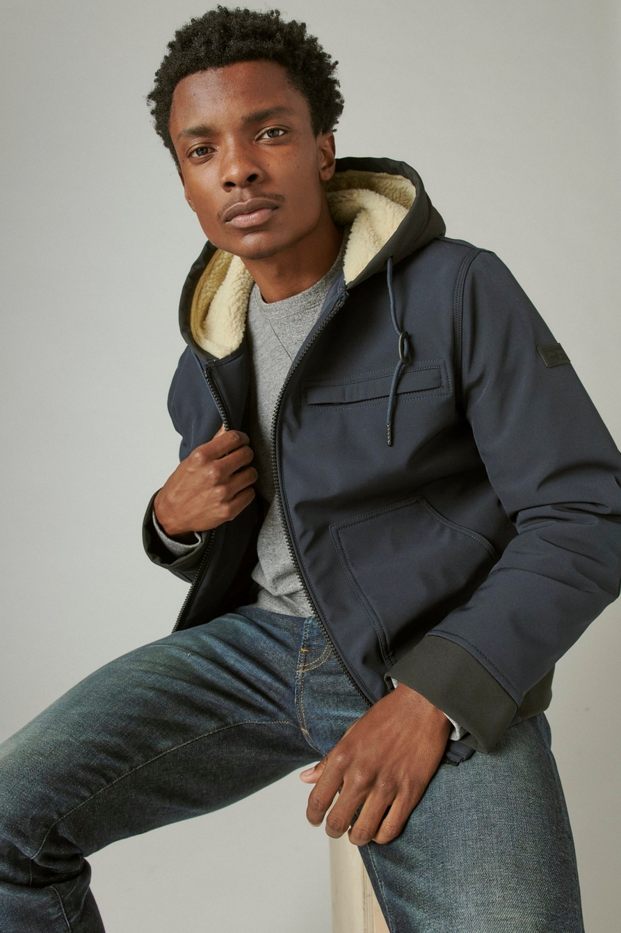 SHERPA LINED HOODED BOMBER, image 6