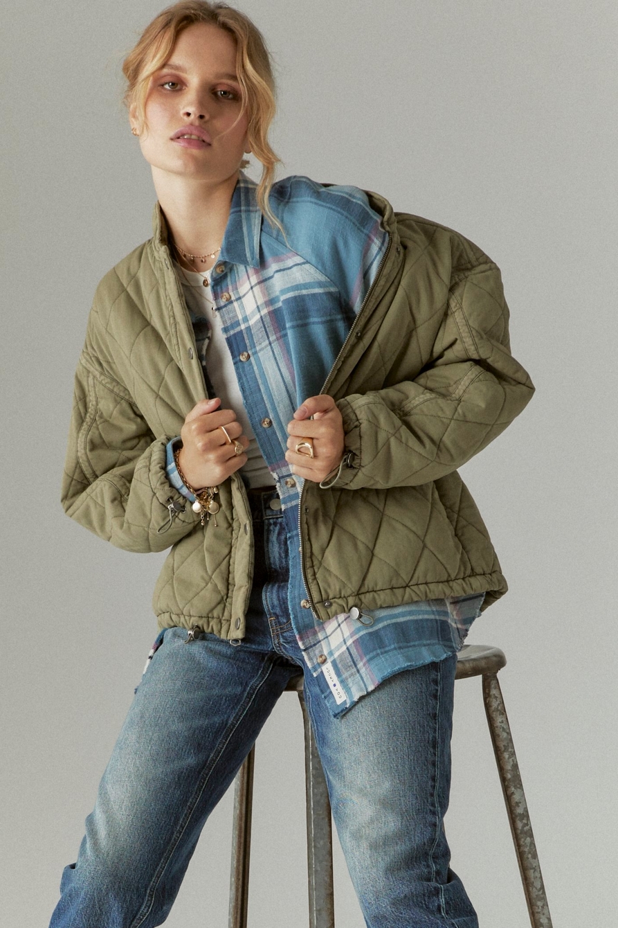 QUILTED BOMBER, image 1