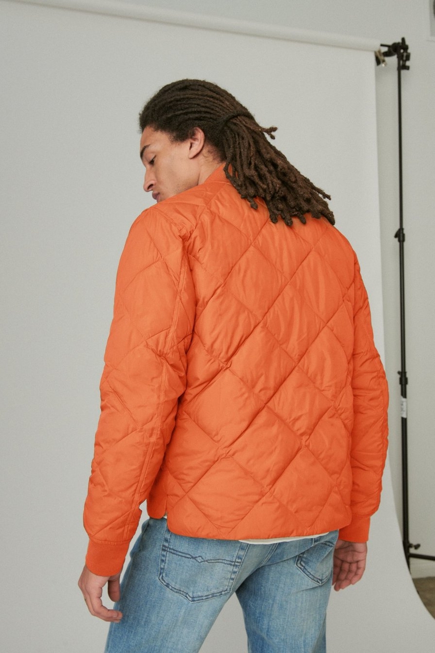 NYLON QUILTED PUFFER BOMBER, image 2