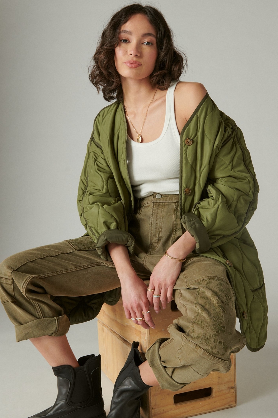 LONGLINE QUILTED LINER JACKET | Lucky Brand