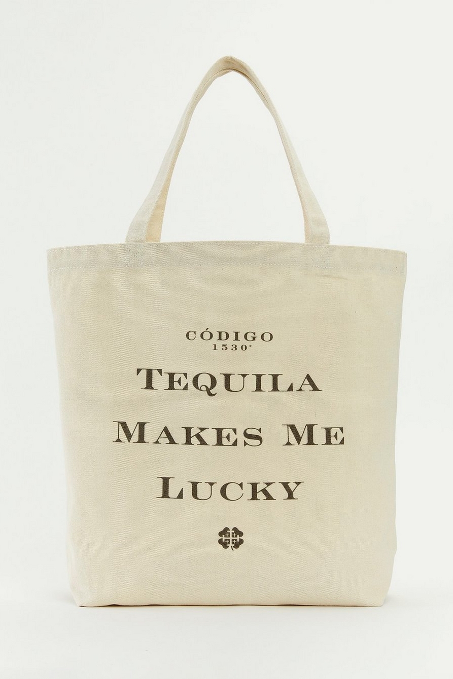 TEQUILA MAKES ME LUCKY TOTE, image 1
