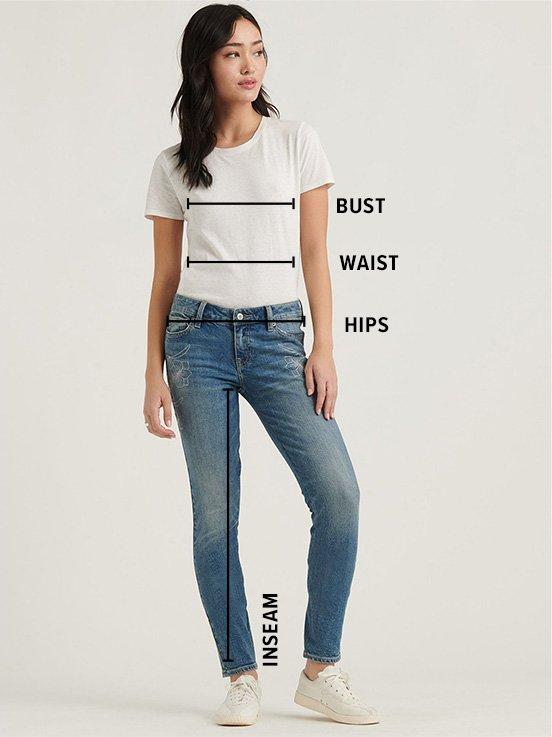 22 inch waist size jeans