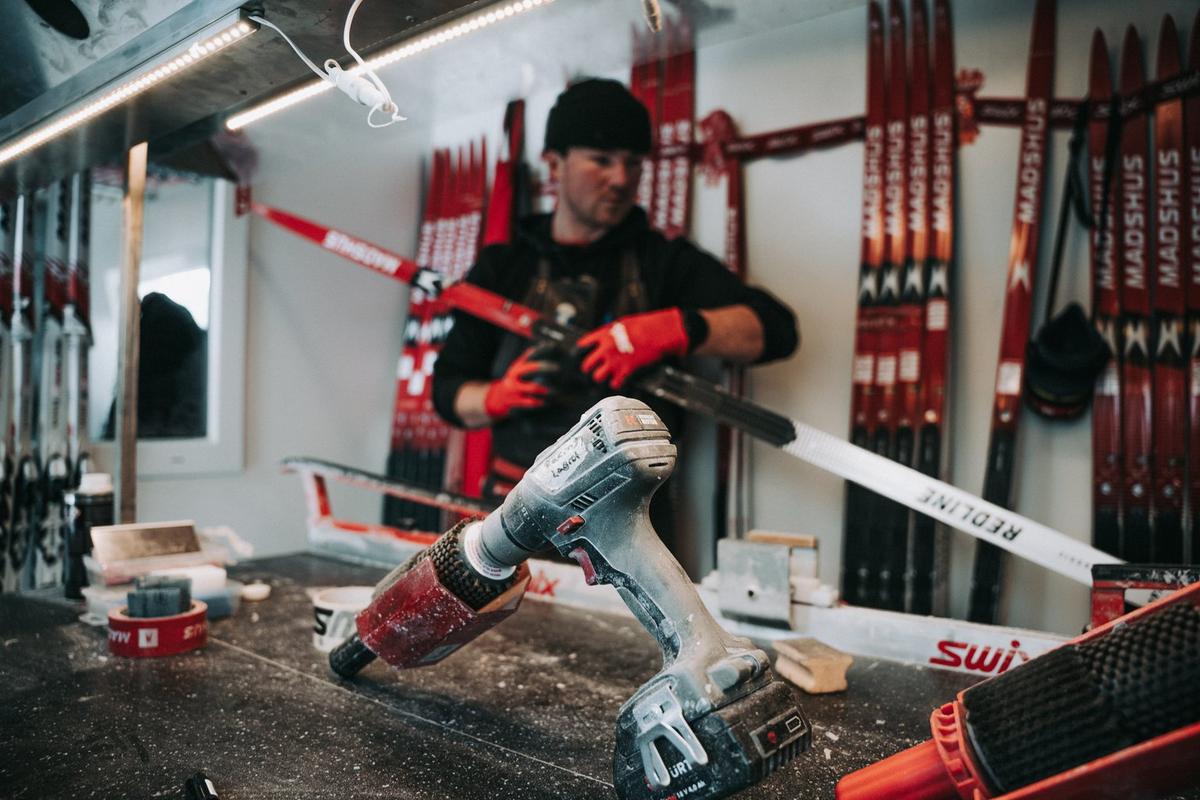 Storing skis for summer