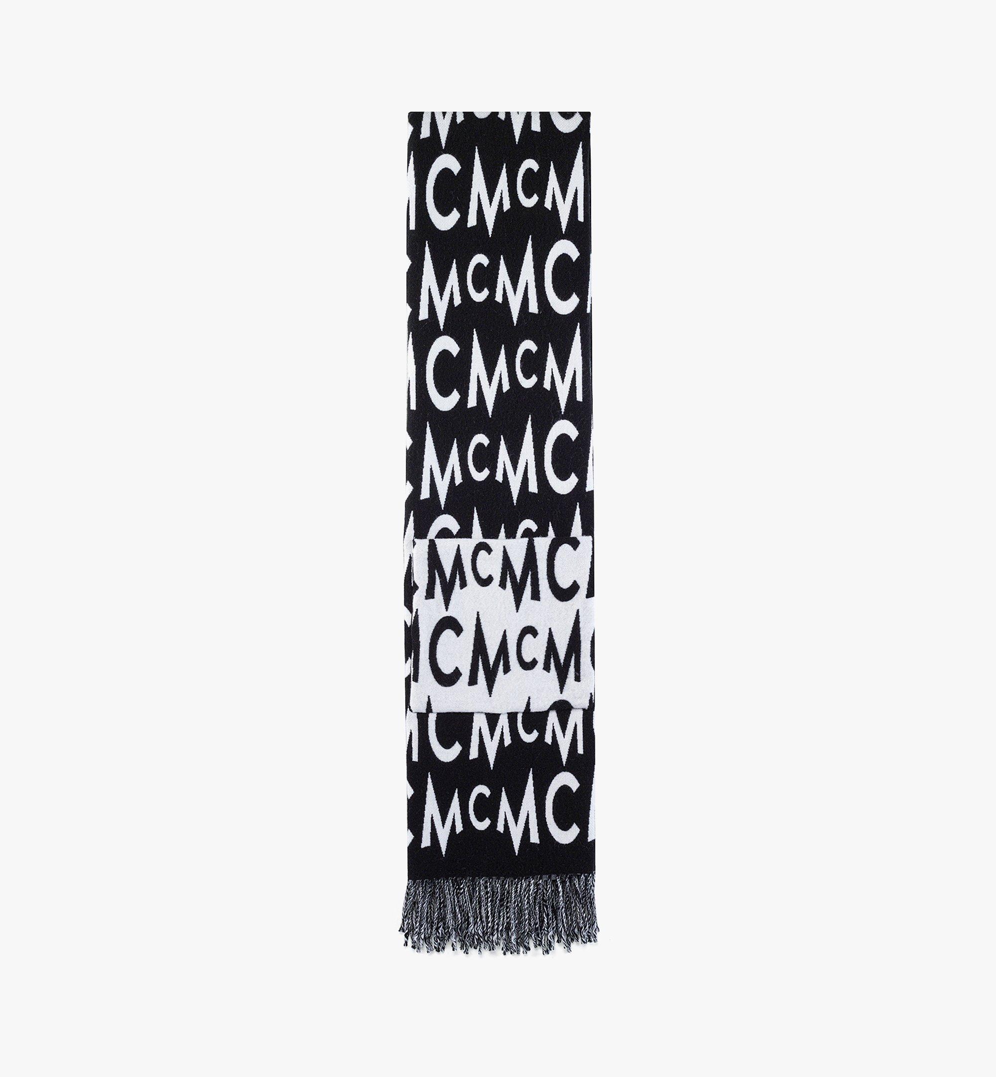 Logo Jacquard Wool Stole