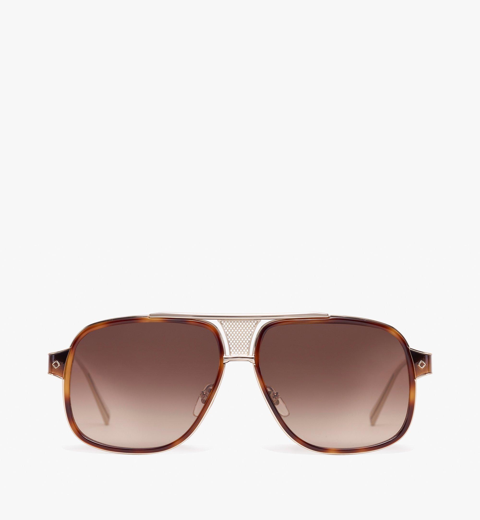 One Size Aviator Sunglasses Brown | MCM® SG