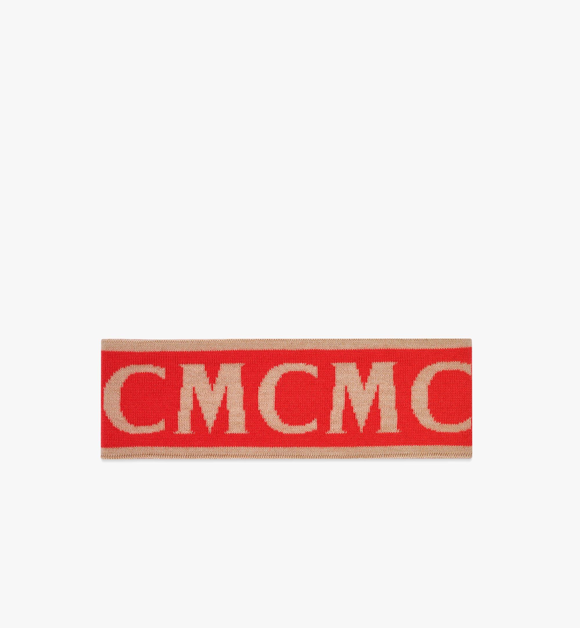 MCM Monogram Jacquard Wool Headband