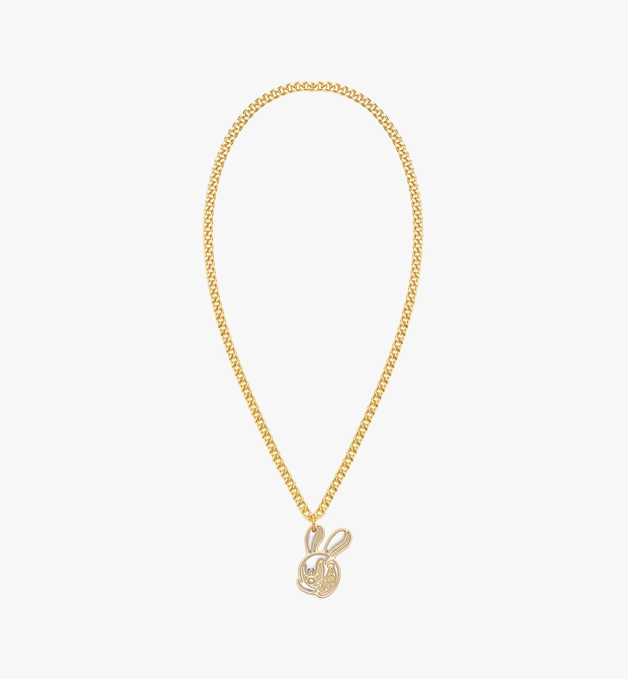 MCM x SAMBYPEN Rabbit Pendant Necklace