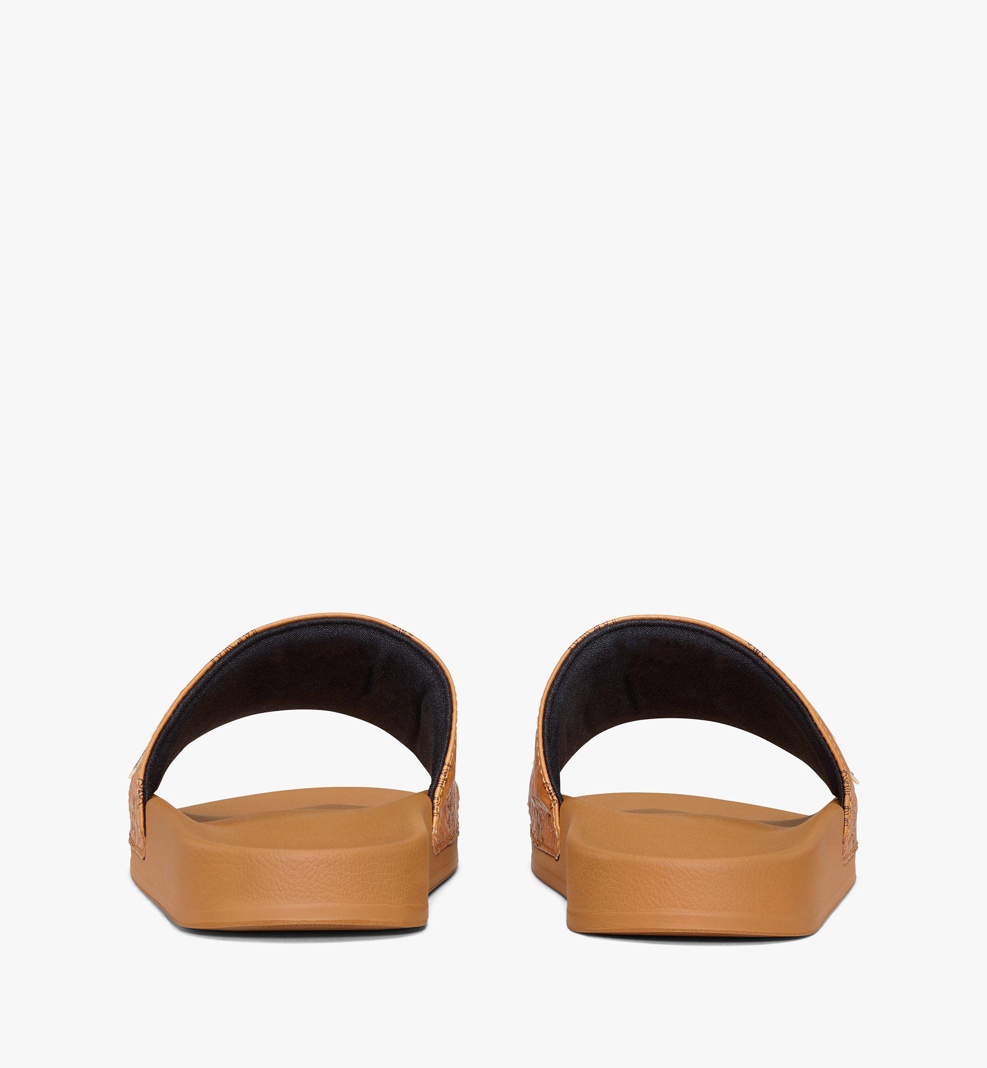 36 IT Women's MCM Monogram Slides Cognac | MCM® SG