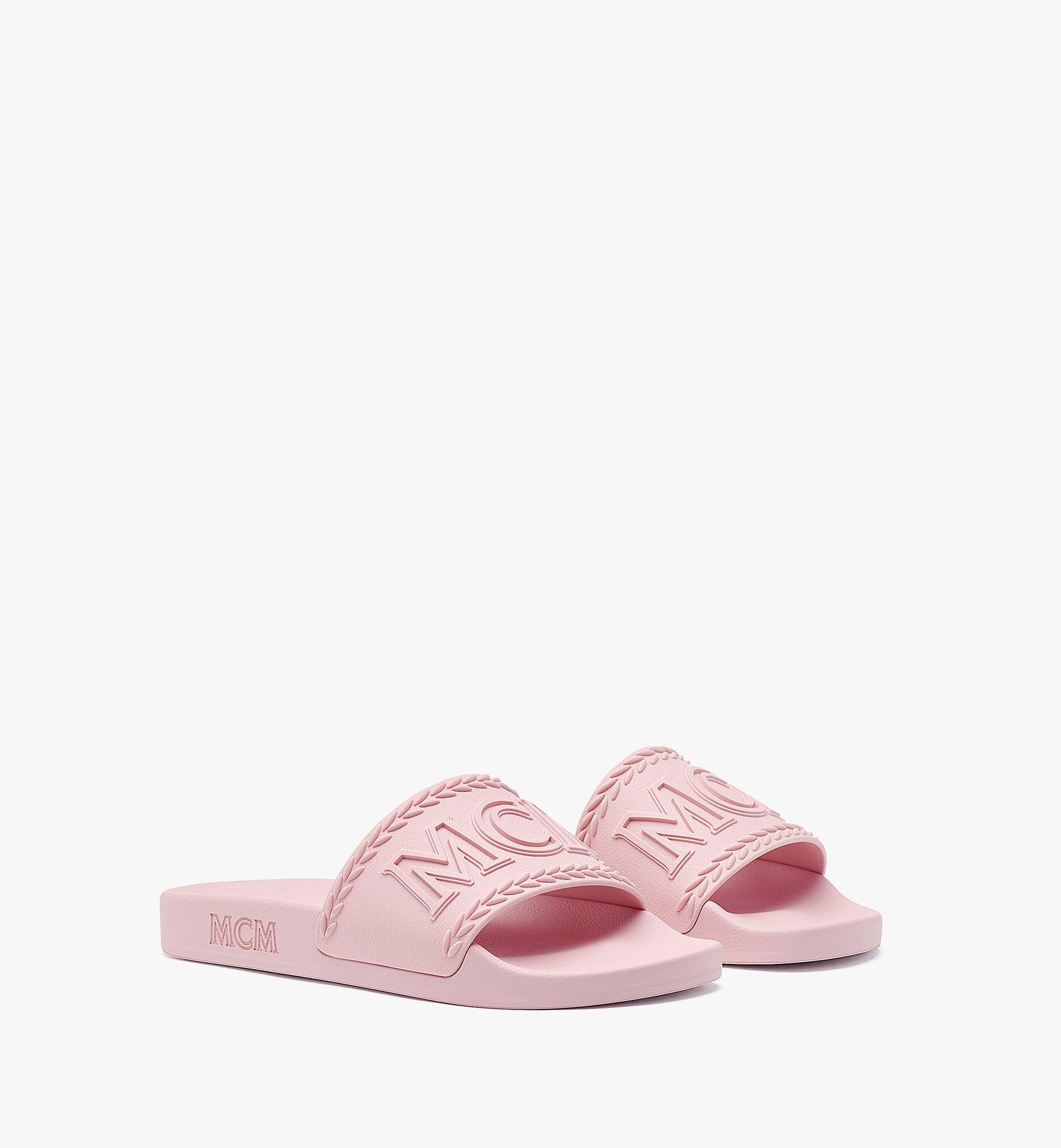 Mcm slides pink shop