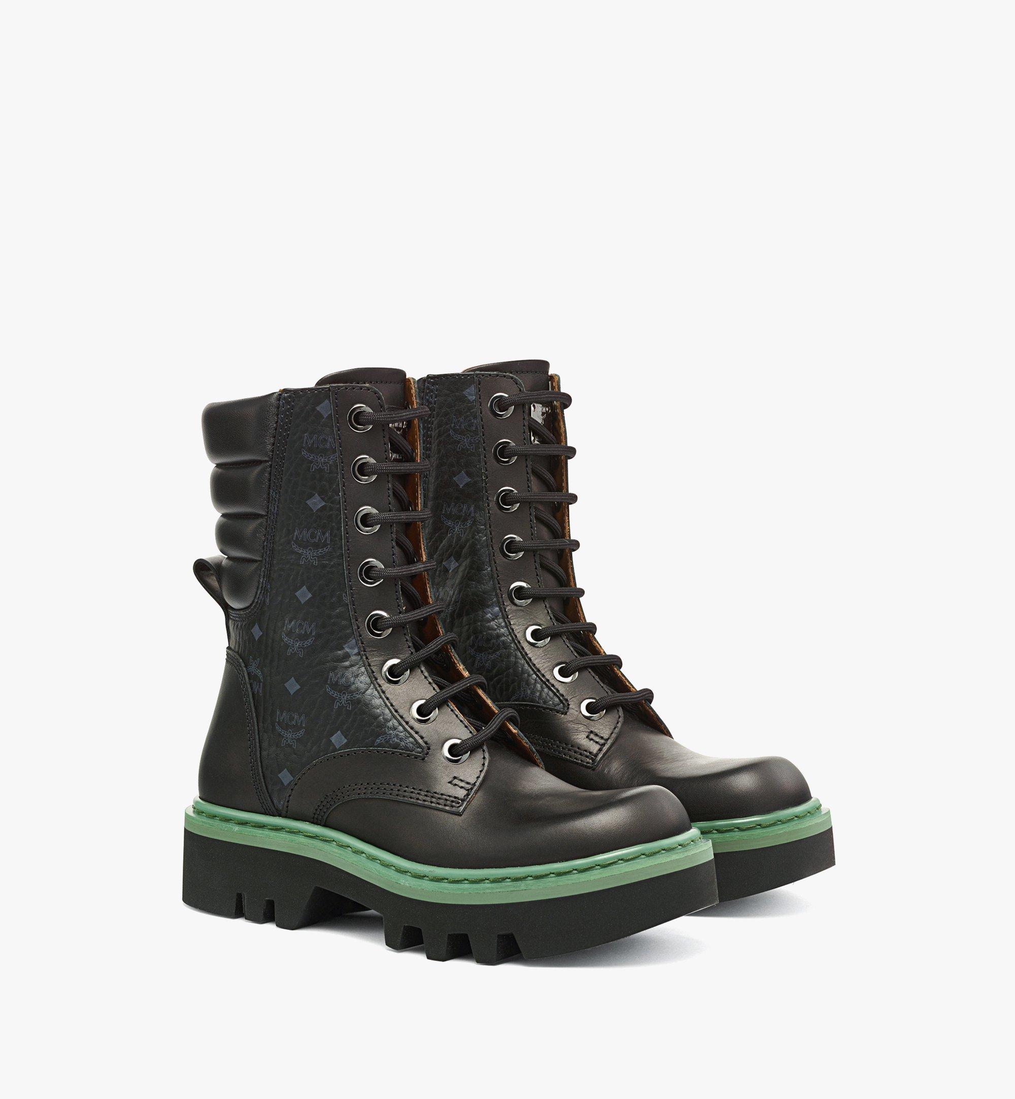 Bottines MCMotor en cuir de veau