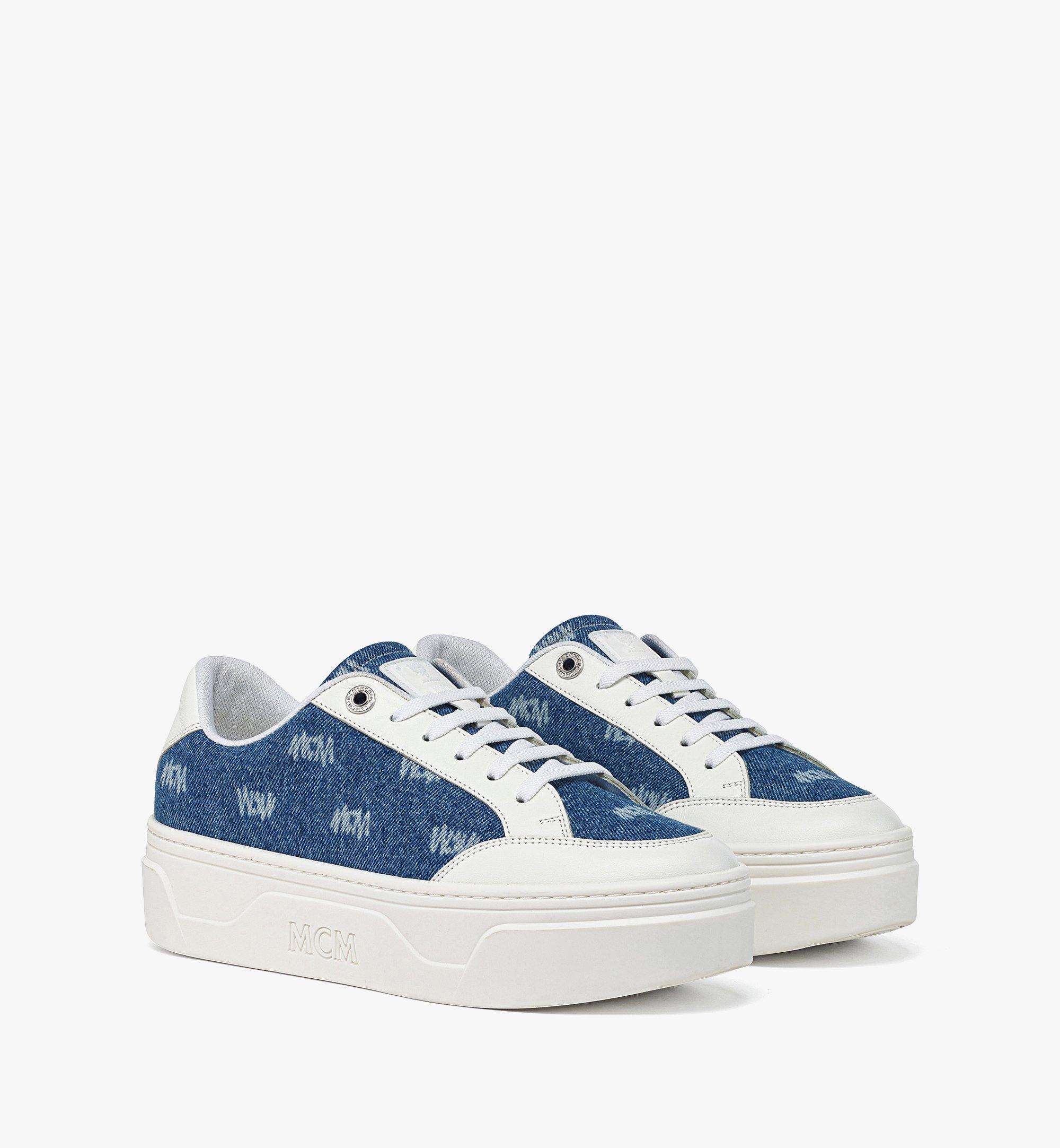 Women’s Skyward Platform Sneakers in MCM Sommer Denim