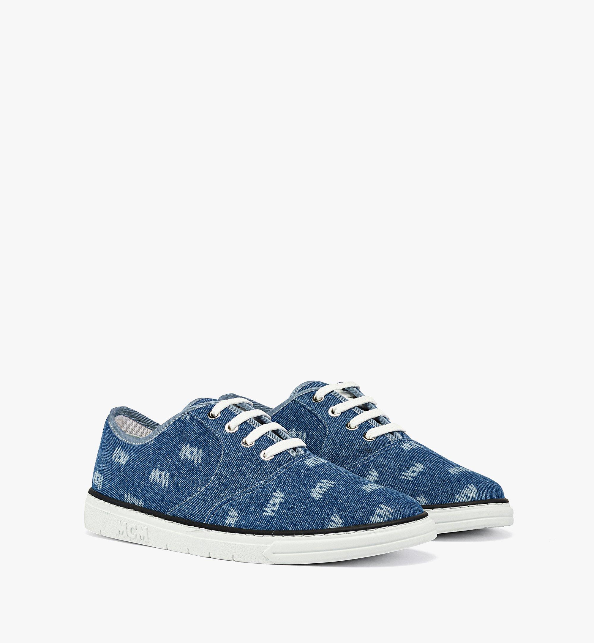 Men’s Semblas Low-Top Sneakers in MCM Sommer Denim