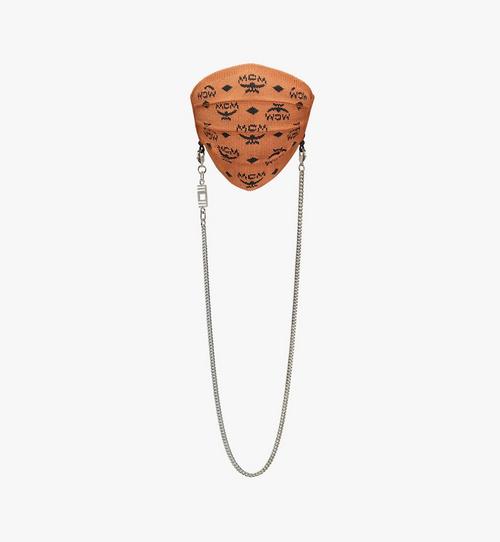 Monogram Knit Face Accessory with Chain