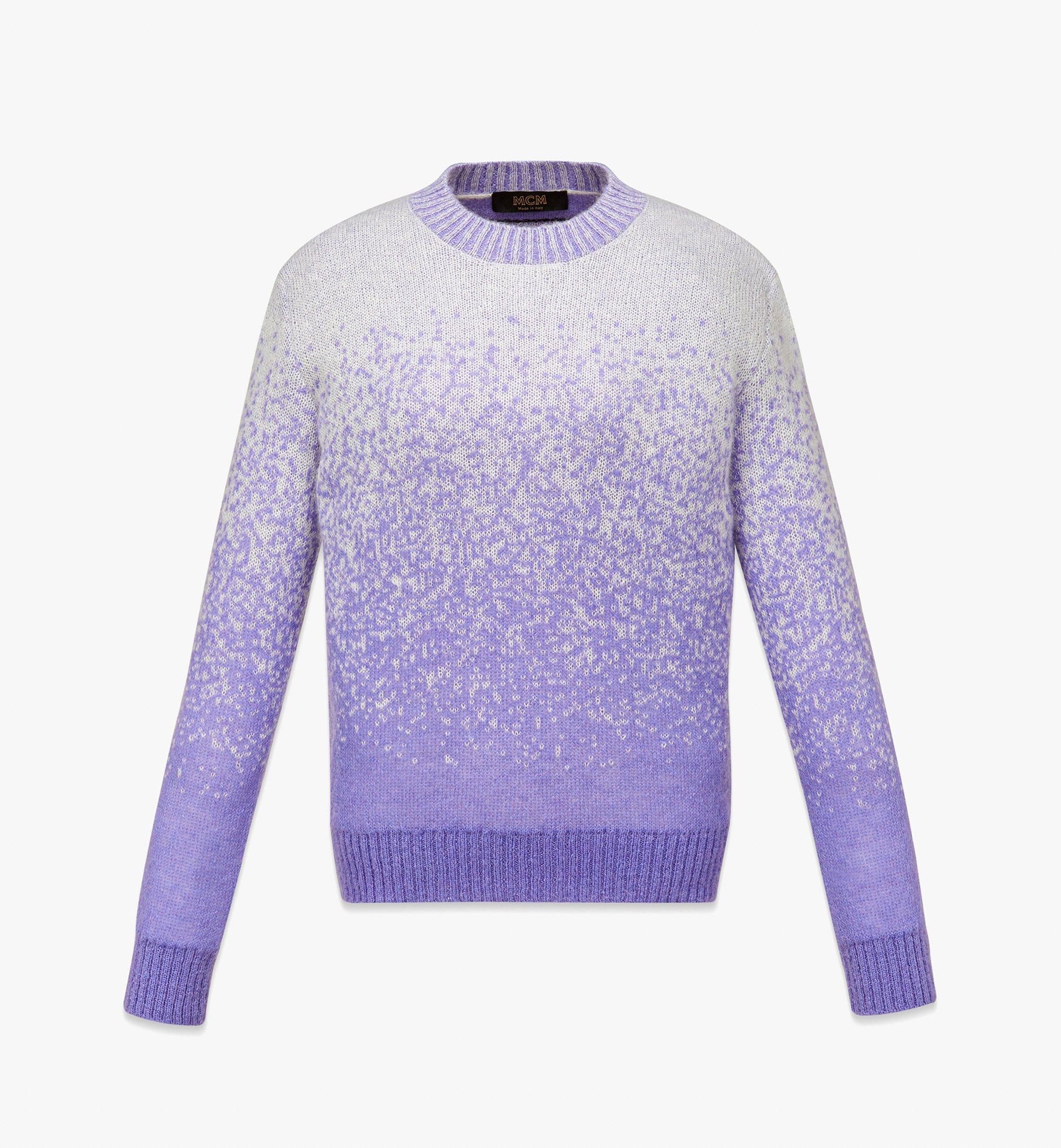 Jacquard Sweater in Gradation Mohair
