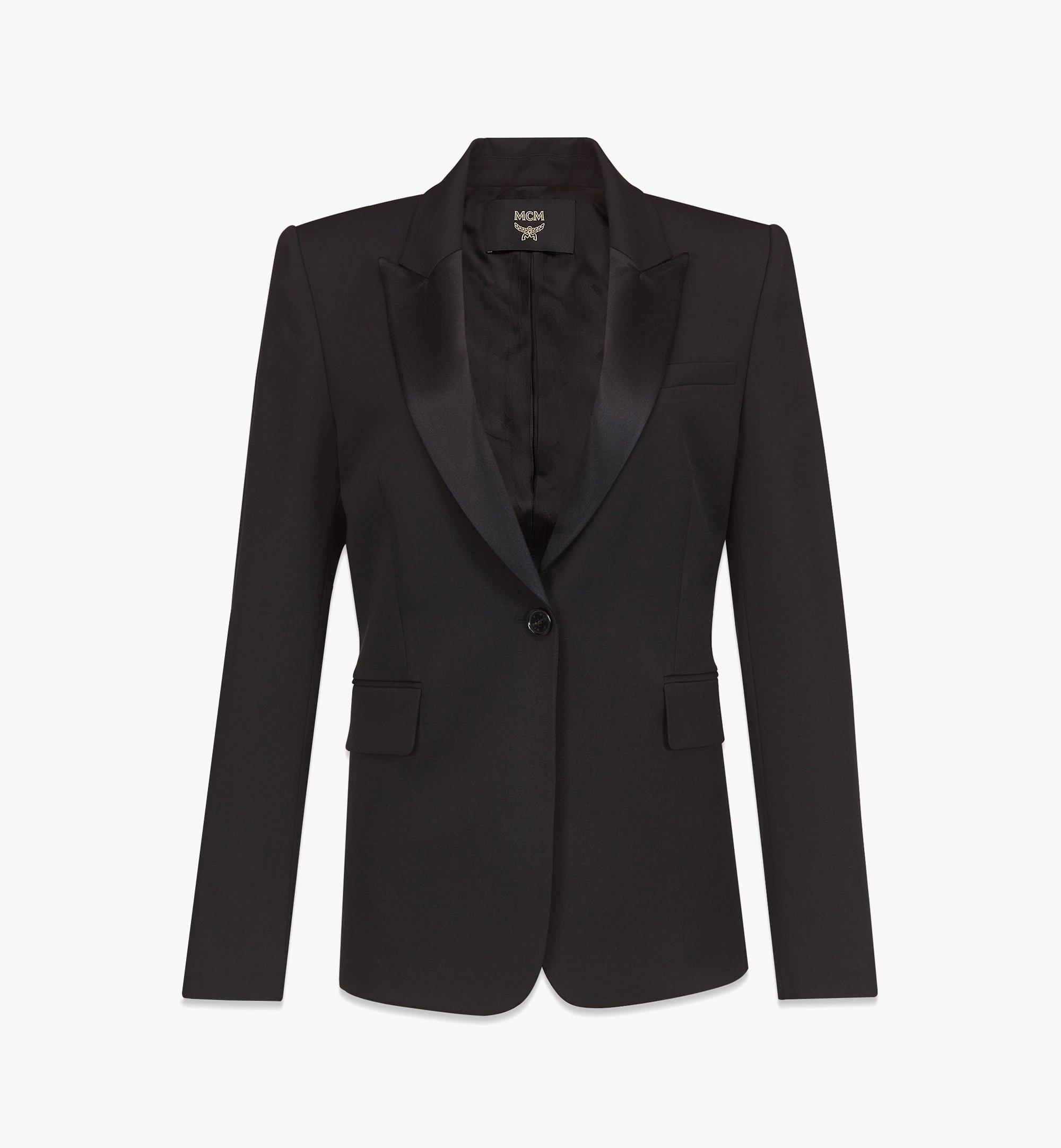 W MCM COL POWER JACKET BK, LARGE