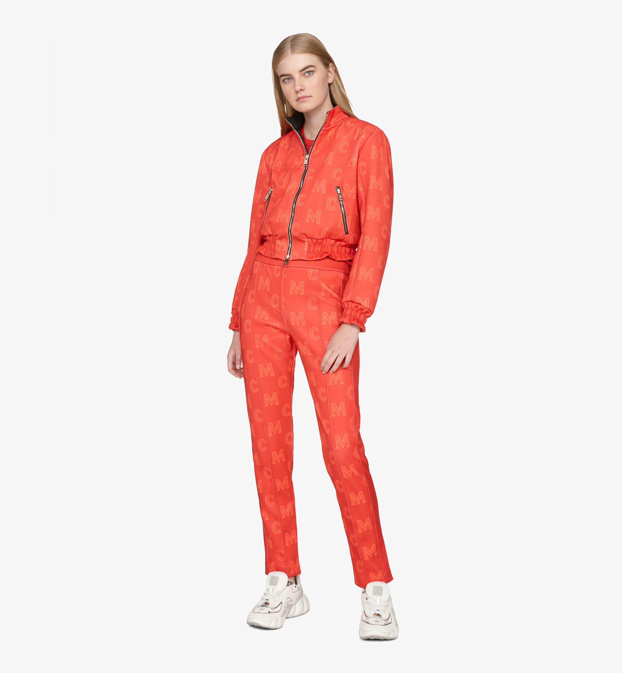 red track pants womens