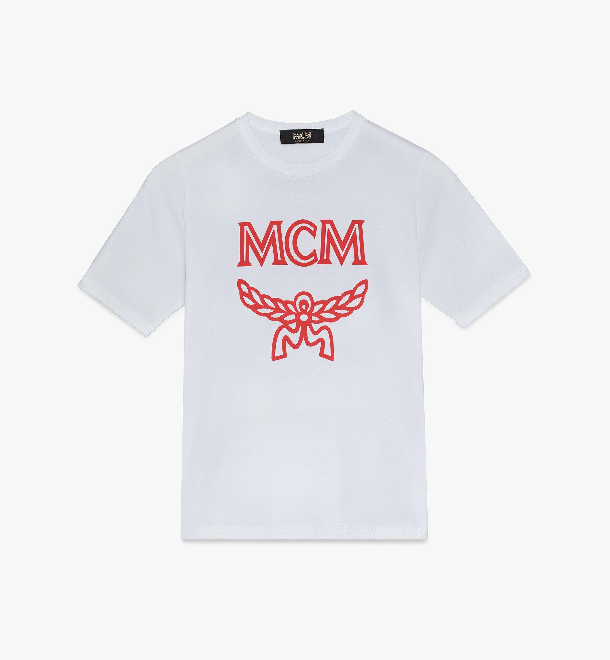 Large Women's Logo T-Shirt White | MCM® CH