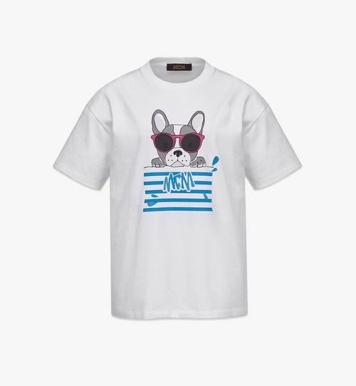 T-Shirt MCM Sommer aus Bio-Baumwolle mit „M Pup“-Motiv für Damen