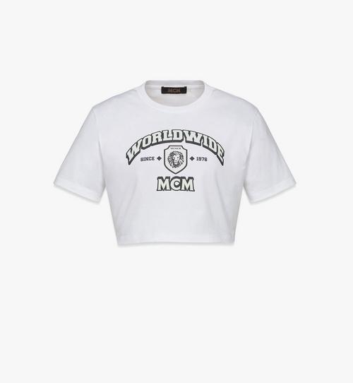 MCM Worldwide 印花有機棉短版 T 恤