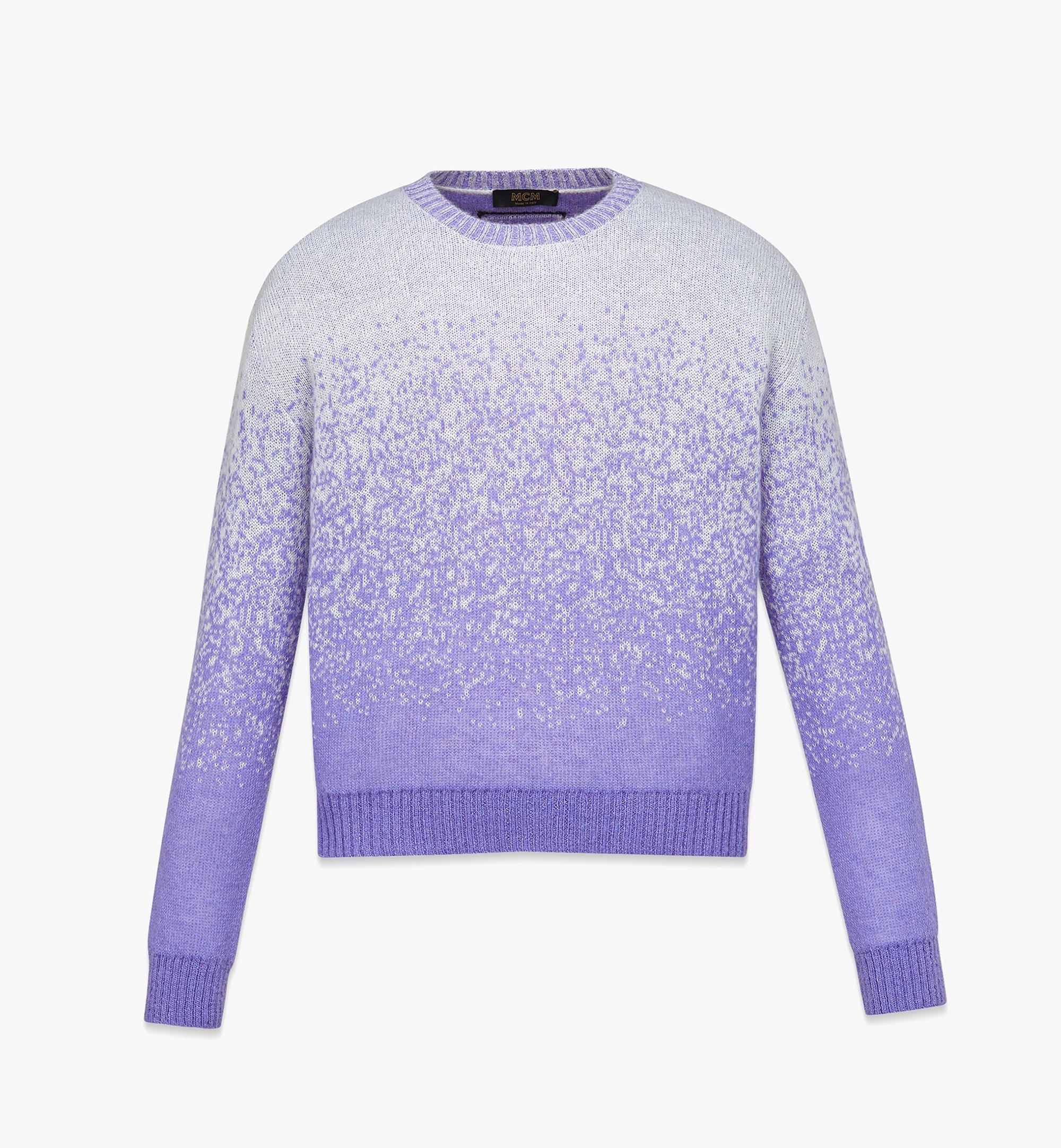 Jacquard Sweater in Gradation Mohair