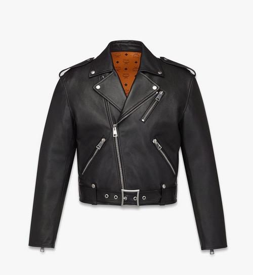 Cropped Rider Jacket in Lamb Leather