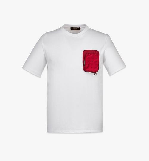Men’s Organic Cotton T-Shirt with Nylon Zip Pocket