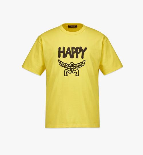 男士 MCM 系列有機棉 HAPPY 印花 T 恤