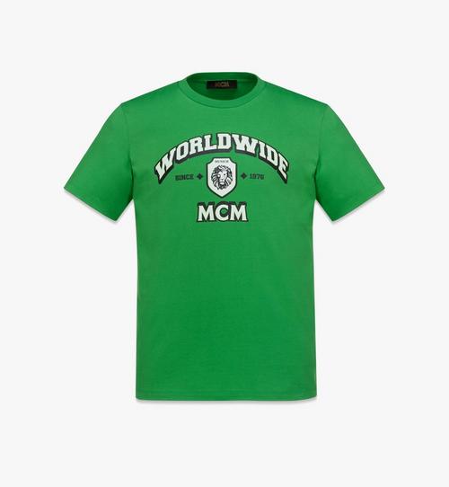 MCM Worldwide Print T-Shirt in Organic Cotton