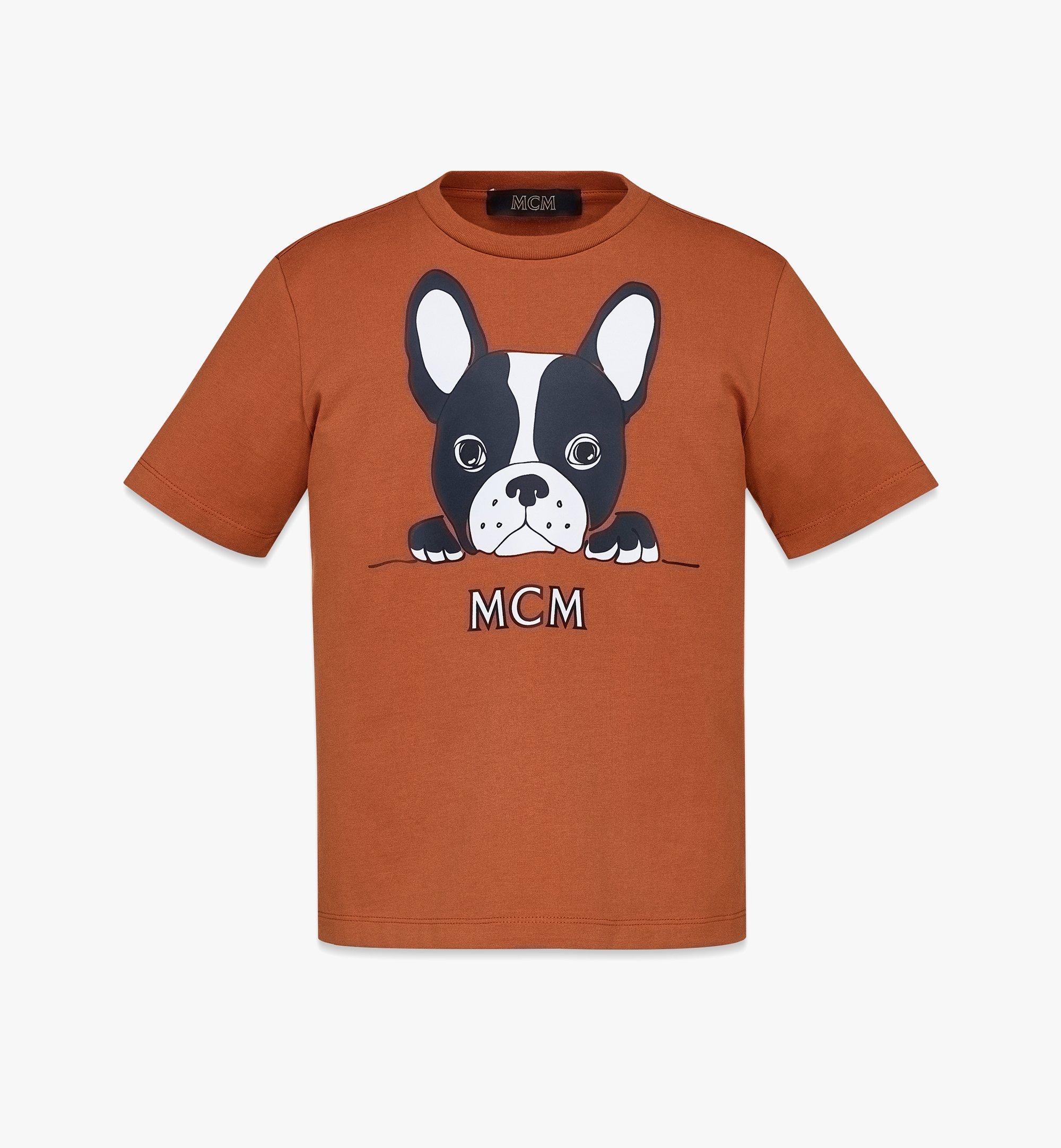เสื้อยืดพิมพ์ลายกราฟิก M Pup ผ้าฝ้ายออร์แกนิก