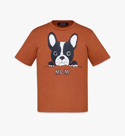 T-shirt à imprimé graphique M Pup en coton biologique pour enfant