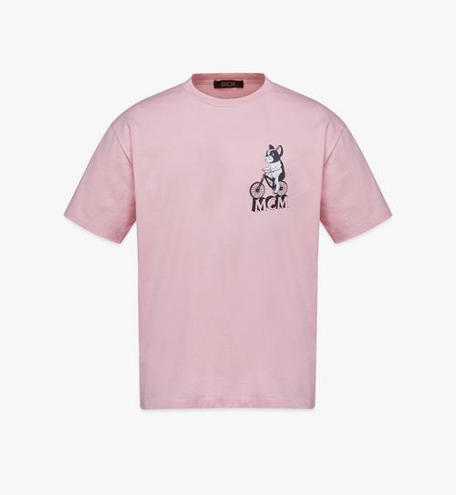 T-shirt unisexe M Pup à imprimé vélo en coton biologique 