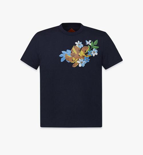 T-shirt floral en coton biologique