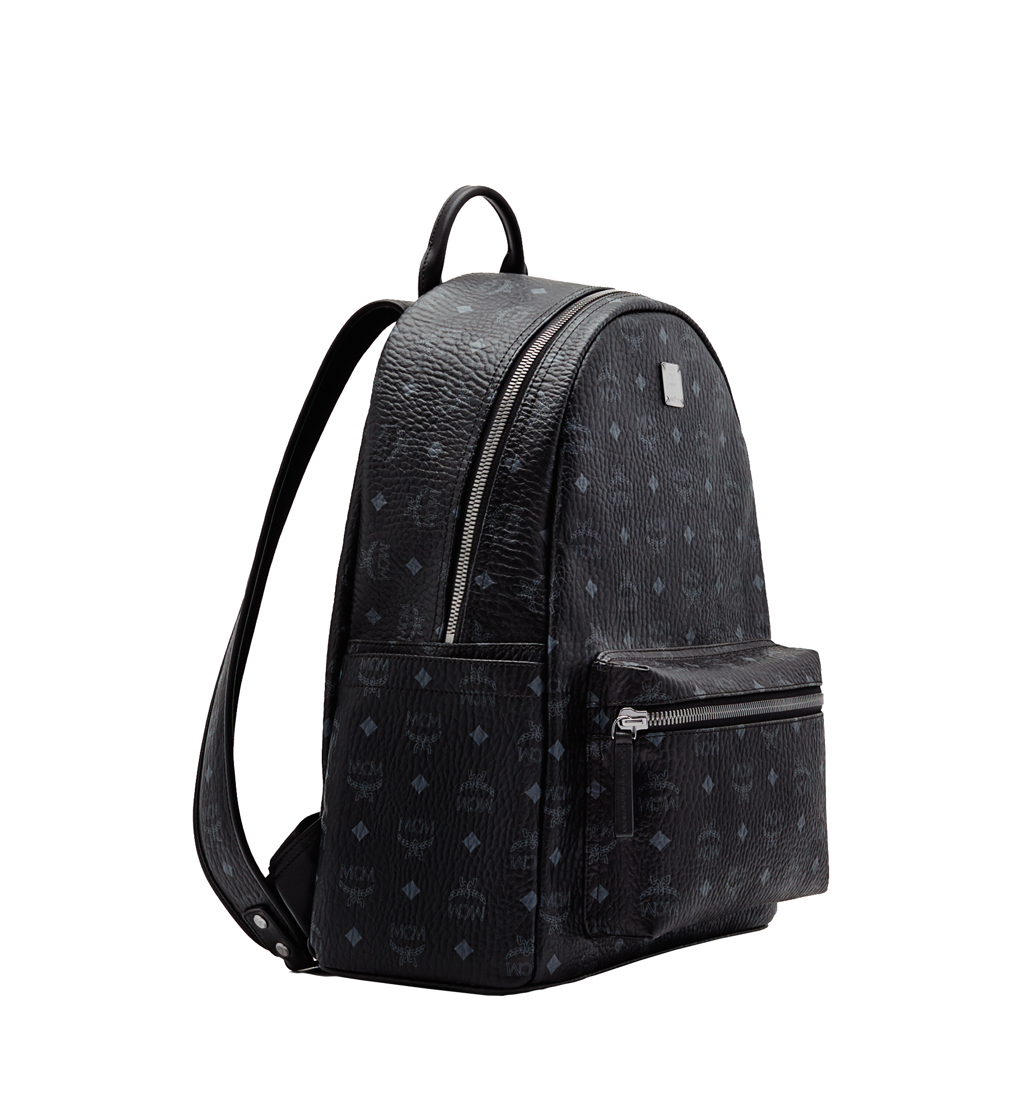 mcm black bookbag