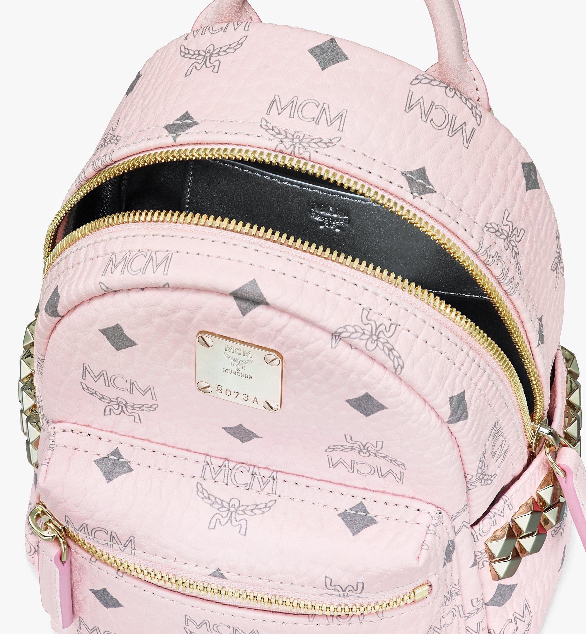 mcm x mini backpack pink