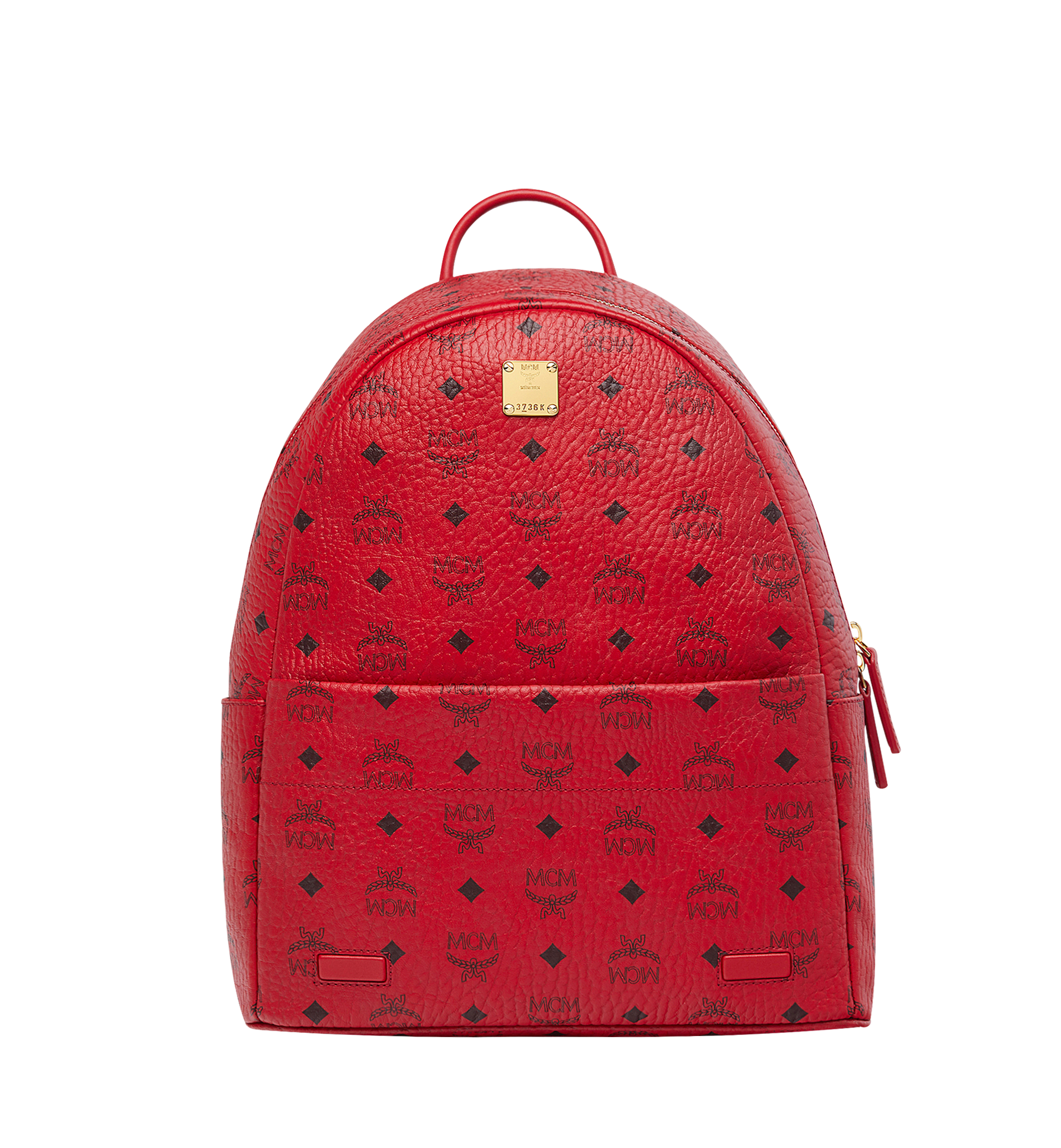 mcm backpack red