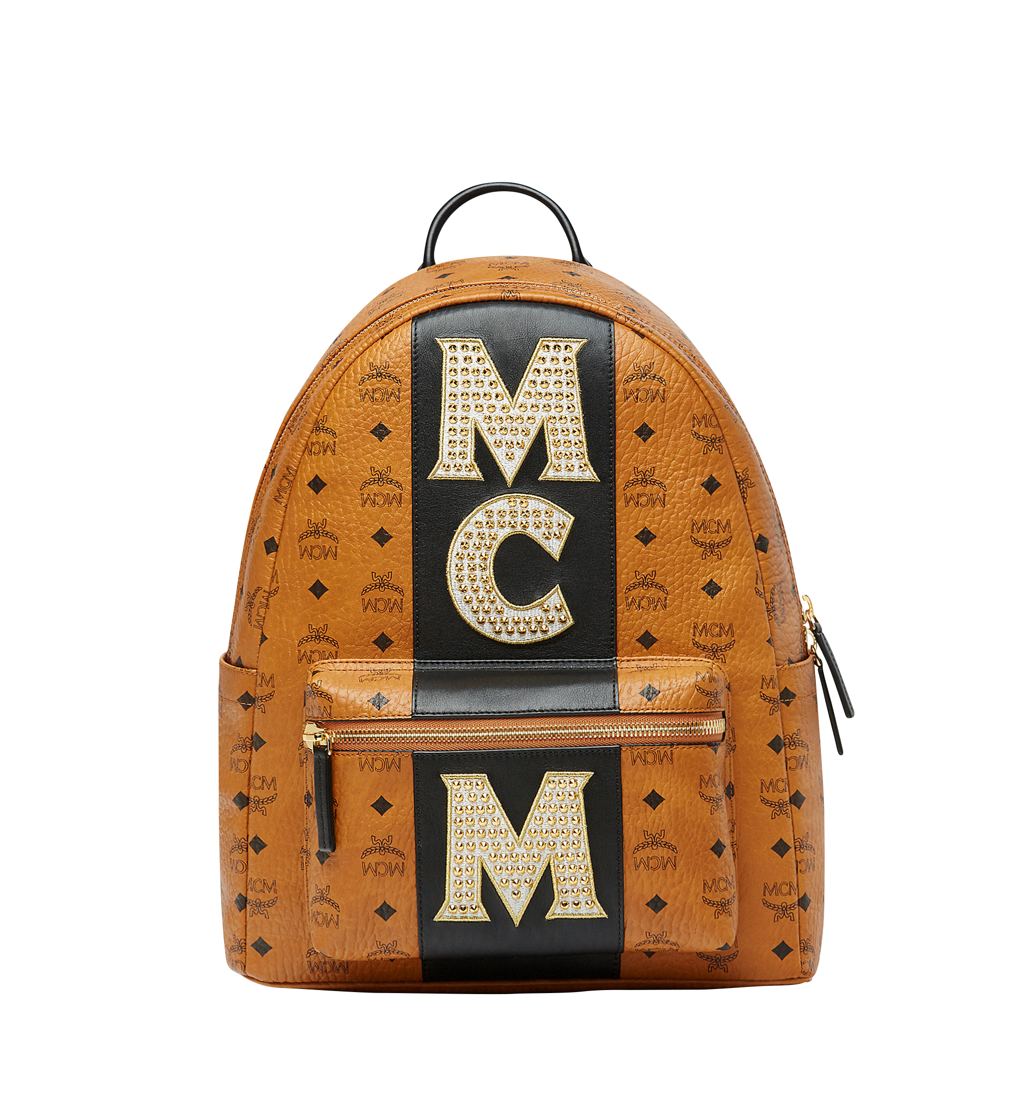 mcm stark stripe visetos backpack