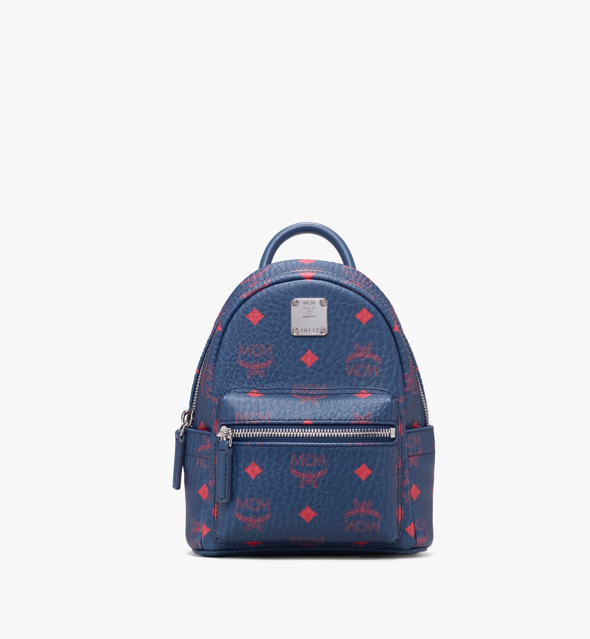 blue mcm bag