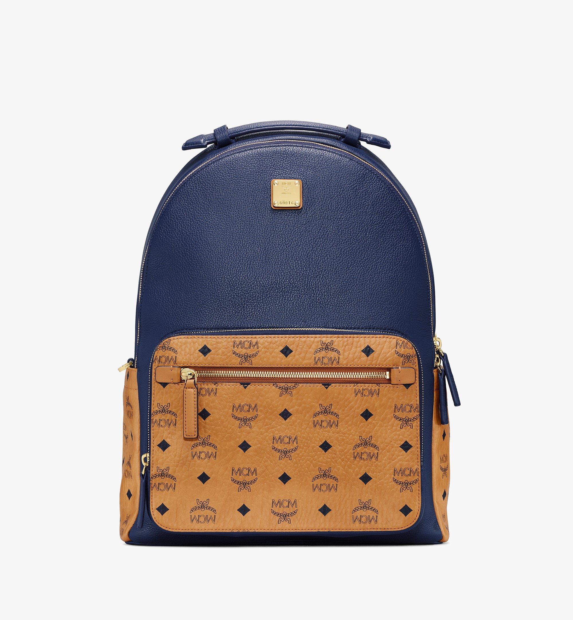 mcm bookbag black