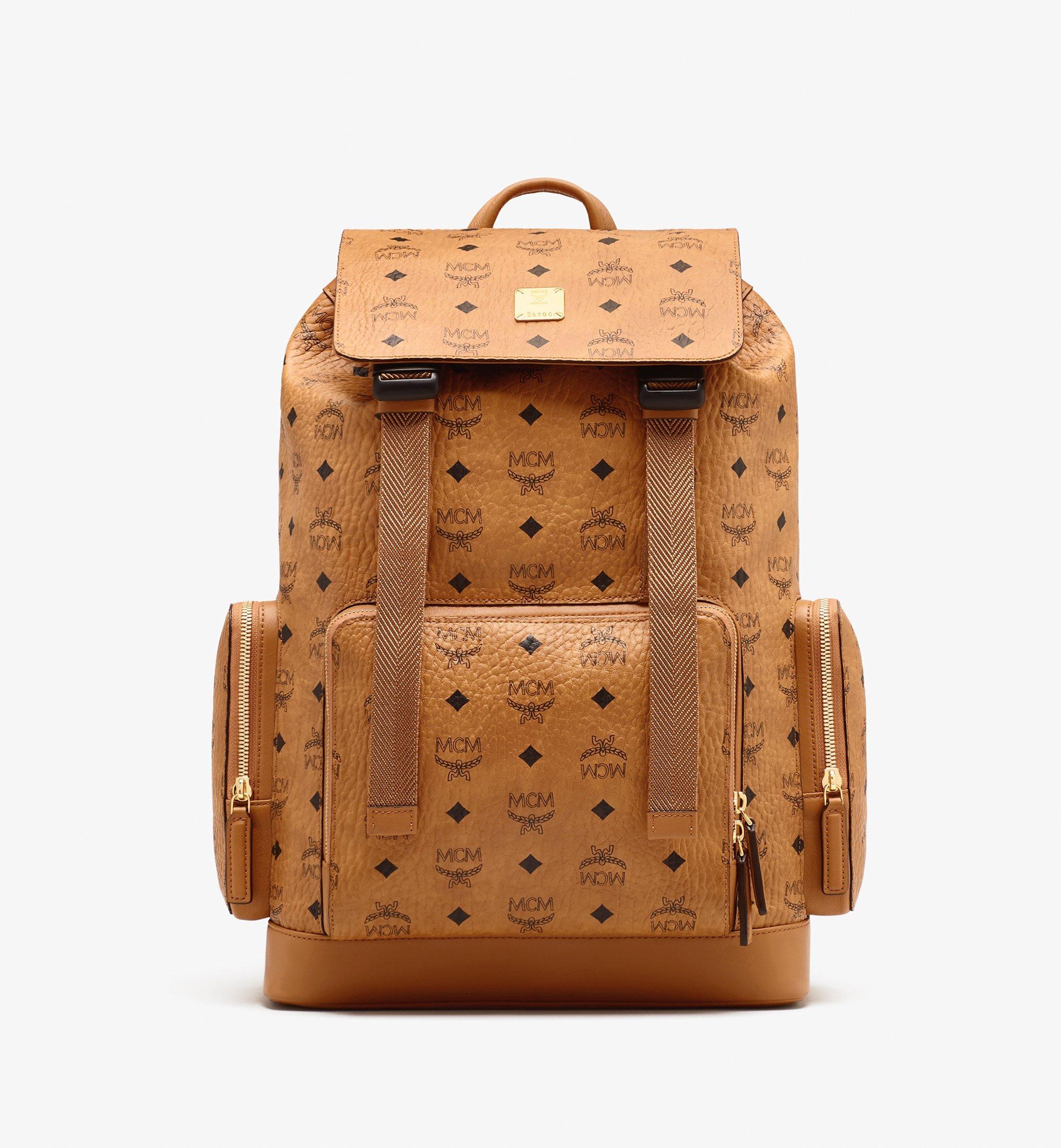 black mcm backpack mens