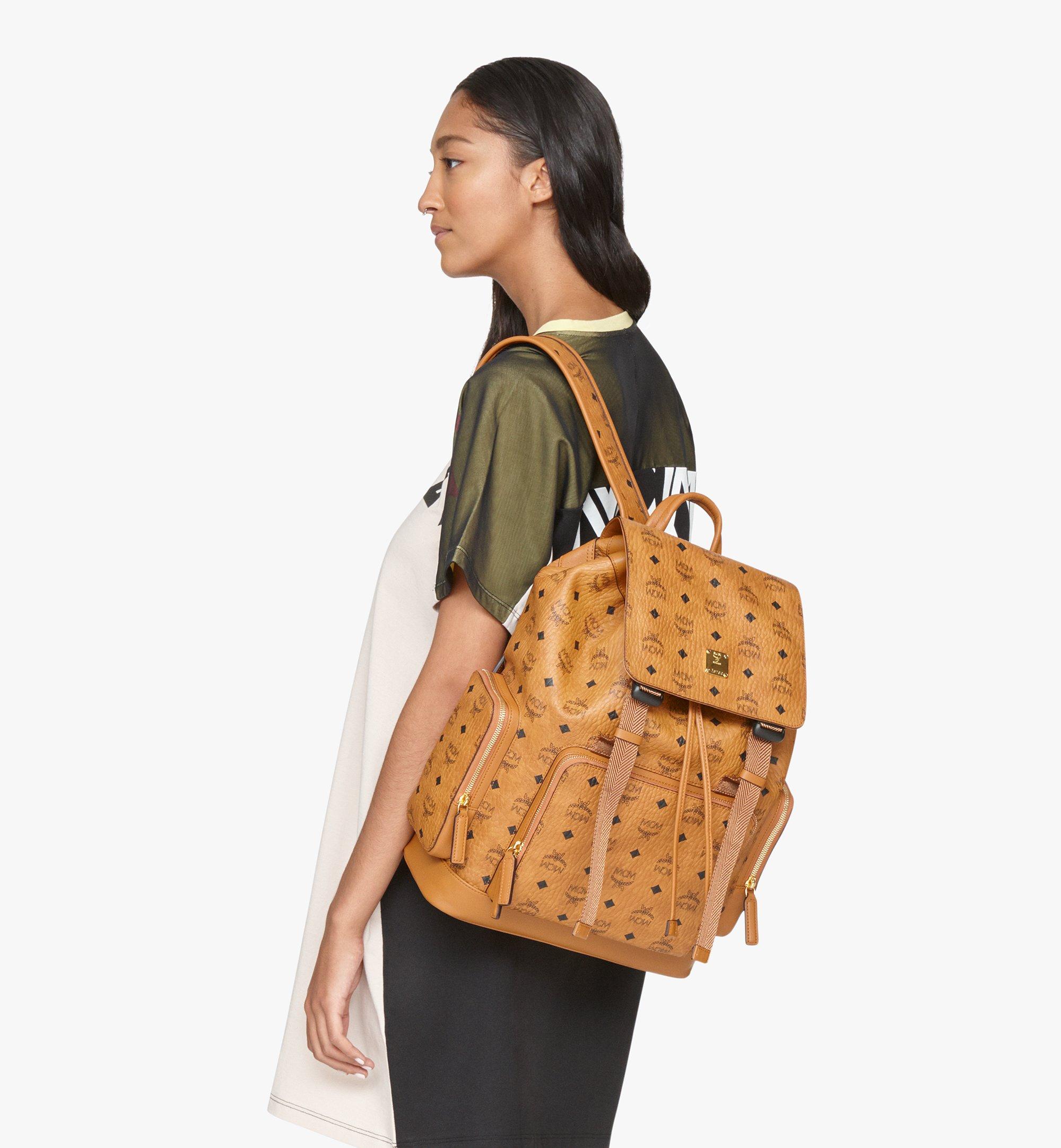 Medium Brandenburg Backpack in Visetos Cognac | MCM® SG