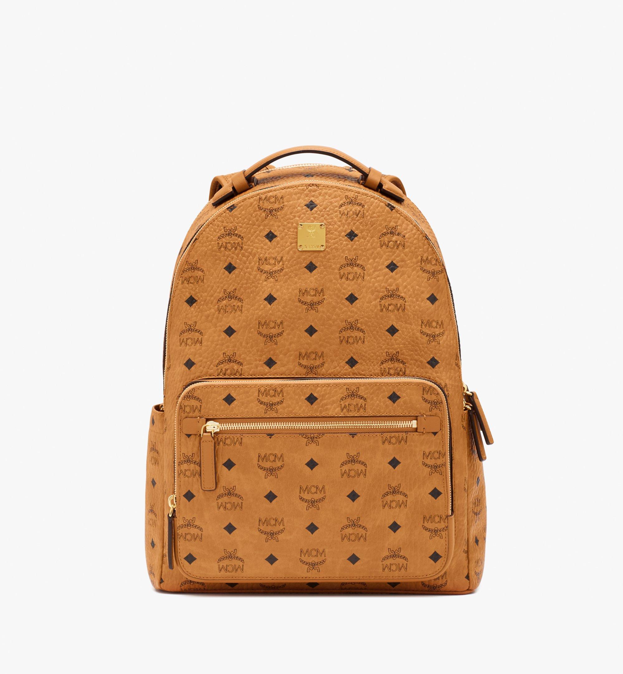 mcm bookbag black