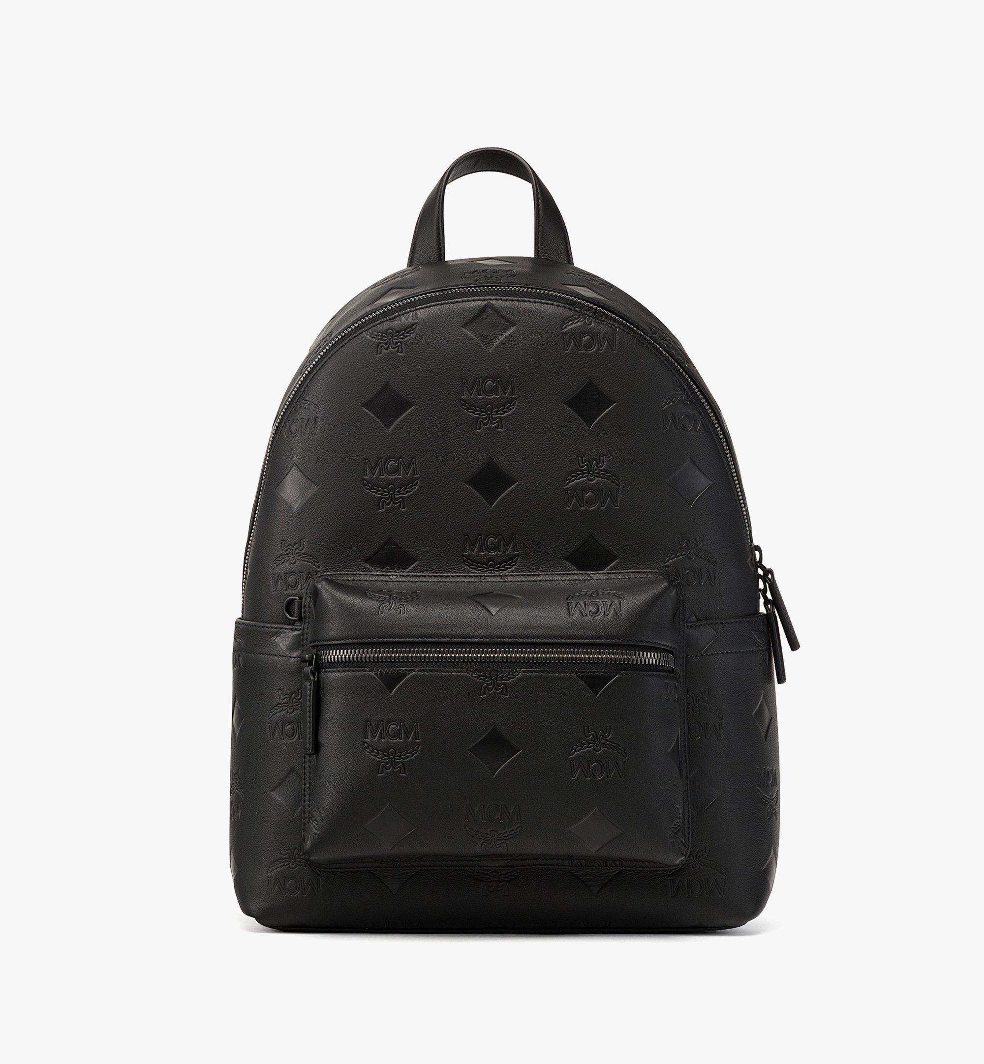 Mcm backpack monogram ottomar cheap leather black