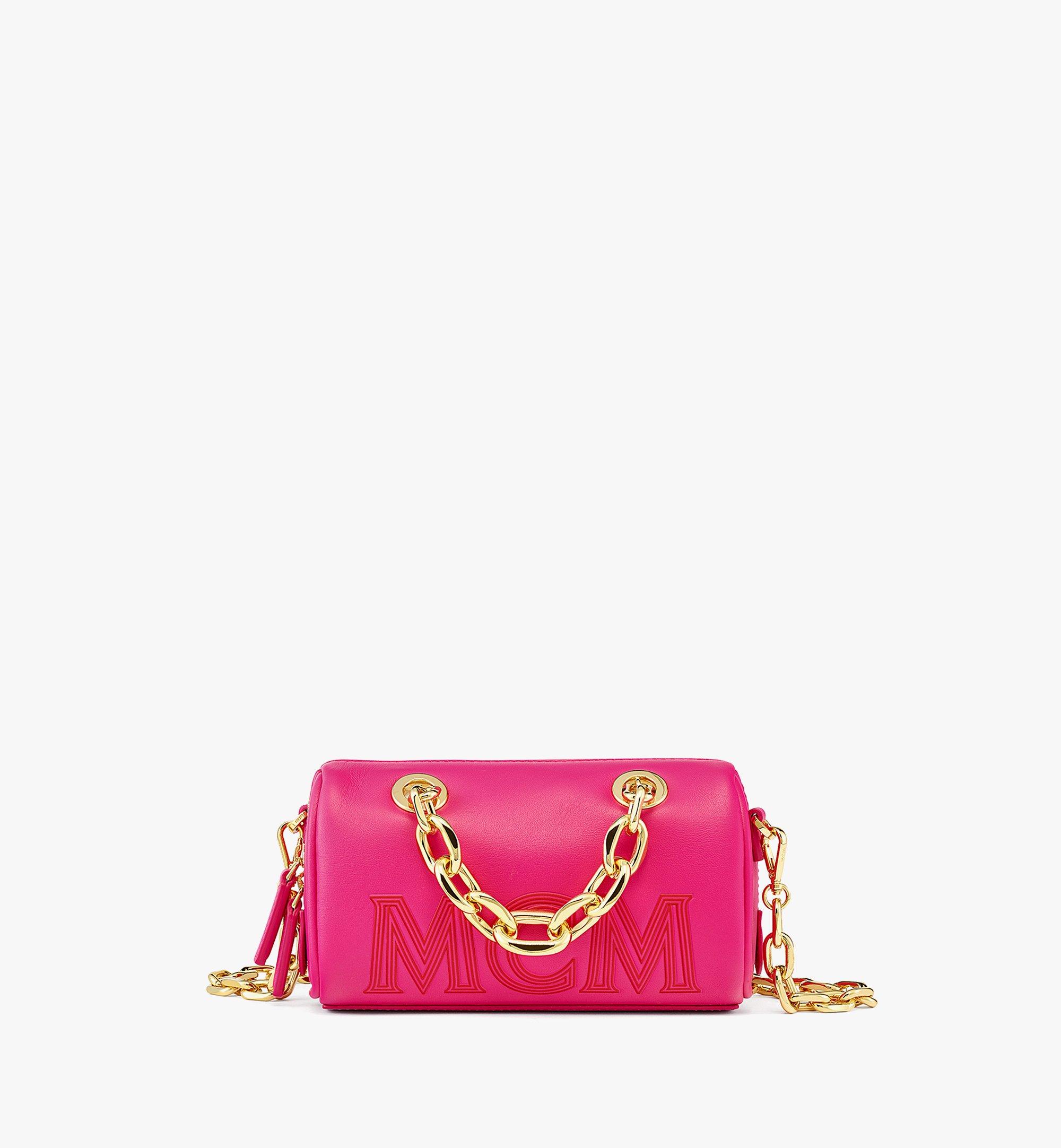 Boston Bag in Chain Leather