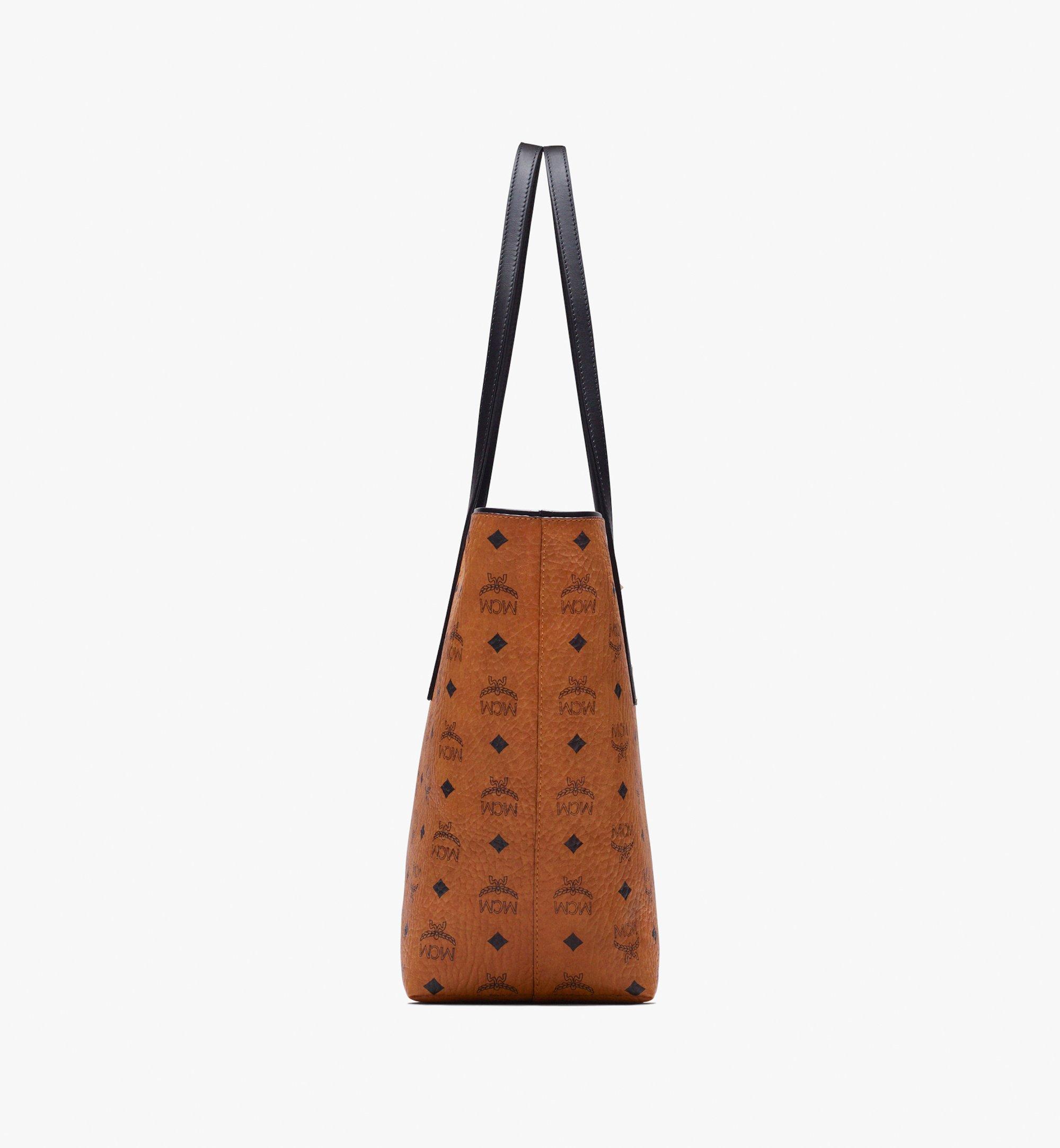 mcm anya tote cognac