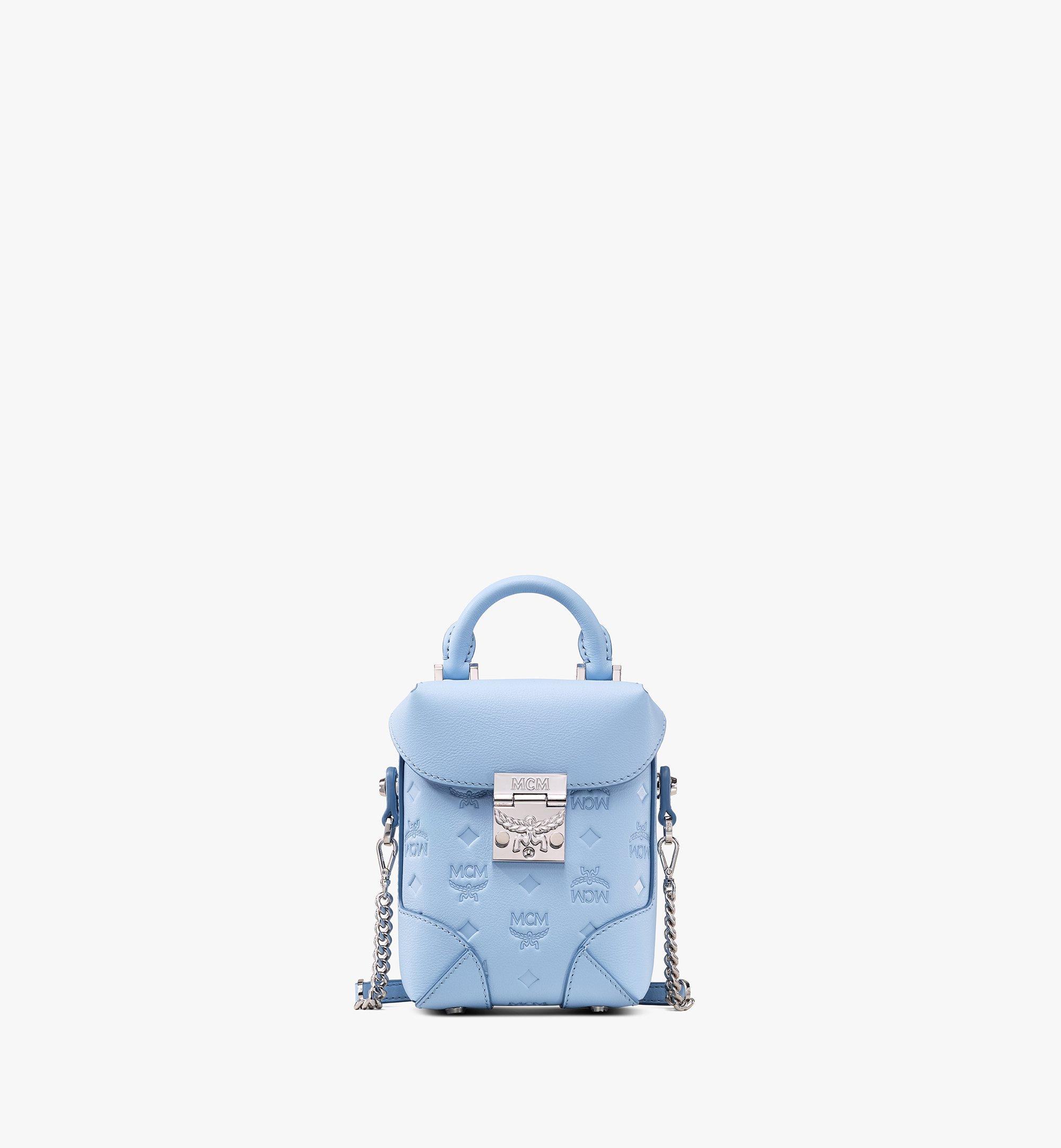 mcm blue crossbody