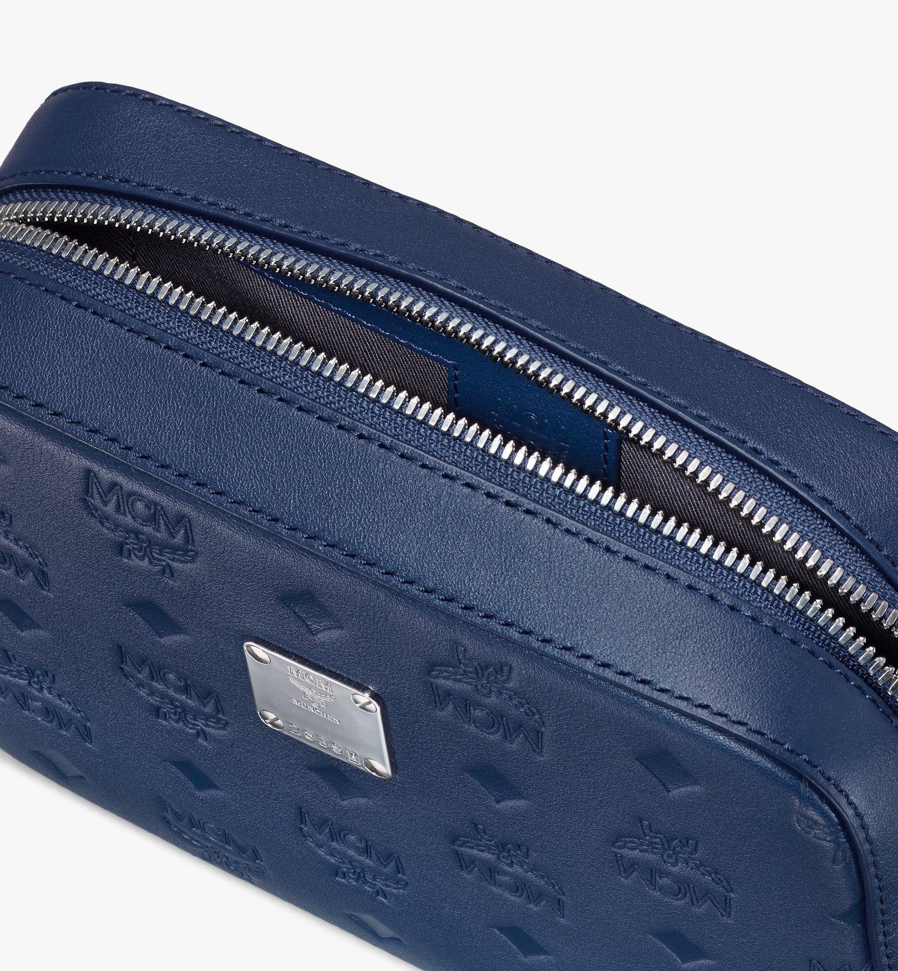 blue mcm crossbody