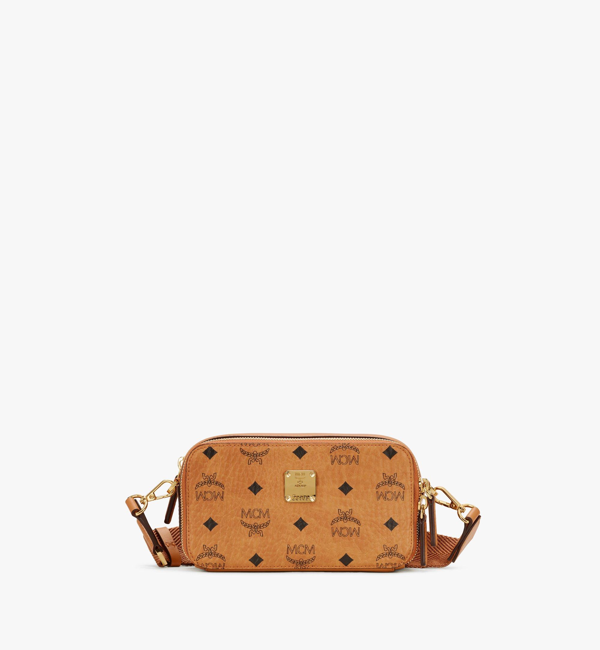 One Size Camera Bag In Visetos Pink Mcm Sg