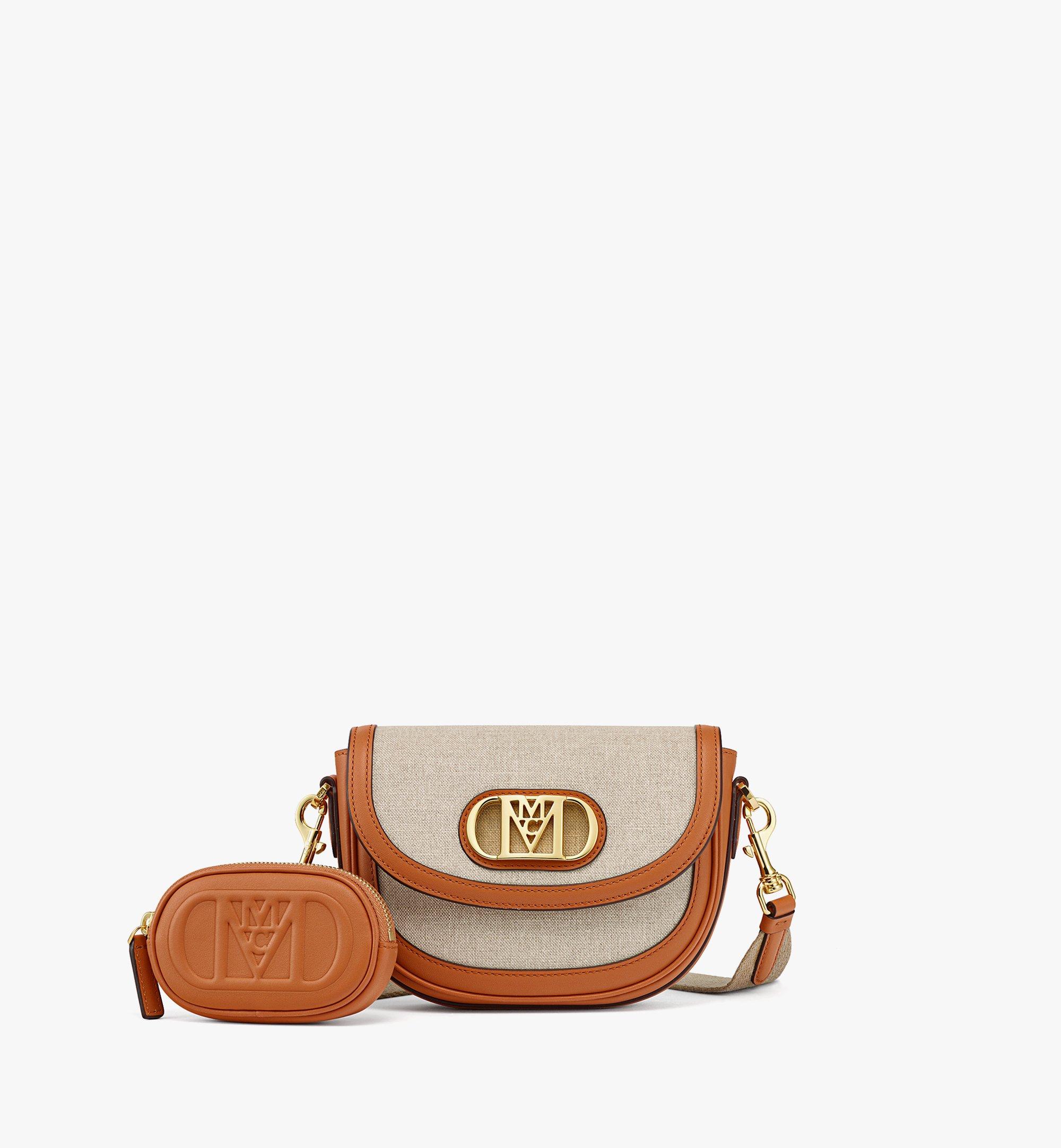Mode Travia Umhängetasche mit Pouch aus italienischem Canvas